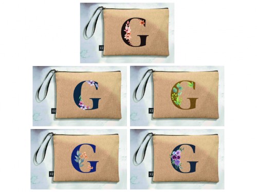 Tote bag letter g - wedding gifts